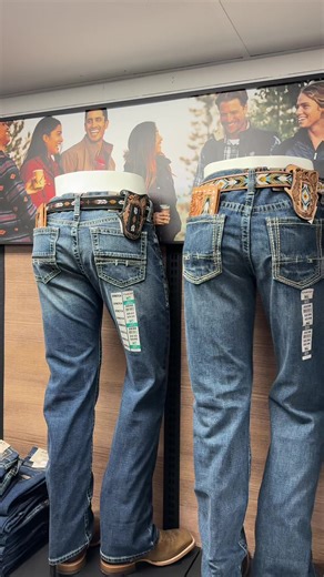 💥Hey guys check out our new ARIAT jeans, combine them with our new Aztec belts, you can get the combo or the belt itself💥laherradurawwnc.com #ariatjeans #ariat | La Herradura Western Wear
