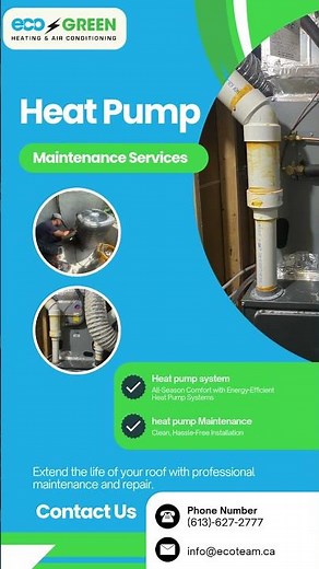 Heat Pump Maintenance Ottawa | Winter Prep for Reliable Heating & Energy Savings #ecogreen