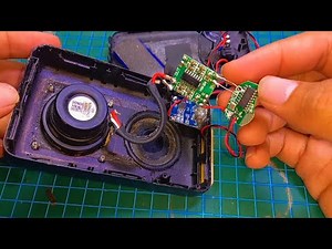 Making a Bluetooth speaker from an earphone circuit and PAM8403