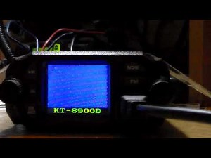 QYT KT8900D programar frecuencia para acceder a un repetidor manualmente con teclado y menú.