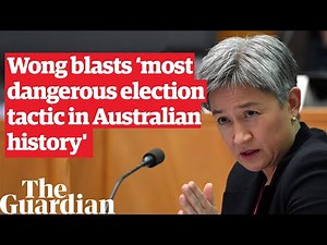 Penny Wong says Scott Morrison 'plays politics on China whenever he's in trouble'