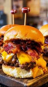 Delicious Bacon Cheeseburger Sliders With A Twist! Cookin' with Nephew #food #cooking #yummy | Smokin' and Grillin' with AB