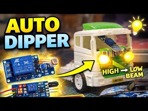 Automatic Dipper Light Project Using LDR Module | School & College Science Model