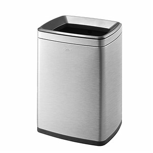 [Hot Item] Rectangle Shape Stainless Steel Trash Bin with Plastic Inner Bin
