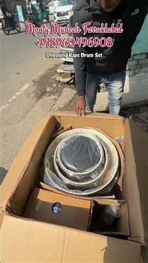 Kaps Acoustic Drum Set Unboxing Video Monty Musicals Farrukhabad