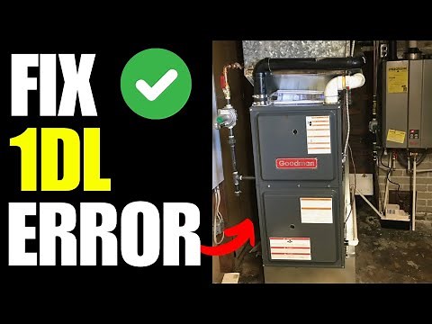 Goodman 1DL Error Code - How To Fix