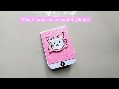 DIY mobile phone | How to make a cute mobile phone with paper | Easy paper craft