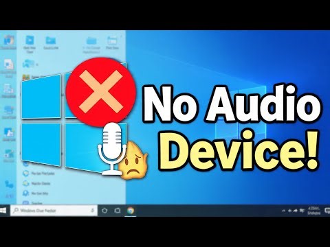 How to fix ‘No audio input device found on Windows 10’