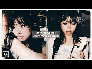 Advanced mograph transition tutorial on Alight Motion