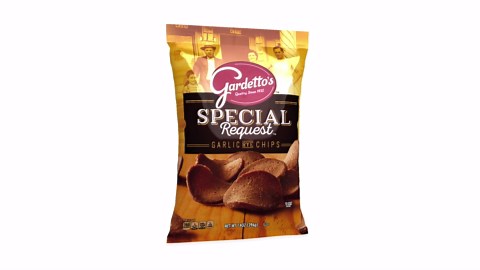 Gardetto's Special Request Garlic Rye Chips, Snack Bag, 14 oz