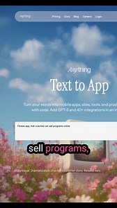 Thousands of creators are turning app ideas into $1,000s, built by AI with no coding needed.  Describe your idea and AI builds it instantly  Launch on web and mobile (hosting included) ⚙️ Add payments, databases, and pro design  1-click submit to the App Store & Google Play  Start earning from your app today Your idea could be next. www.createanything.com | Anything - Text to App | Facebook