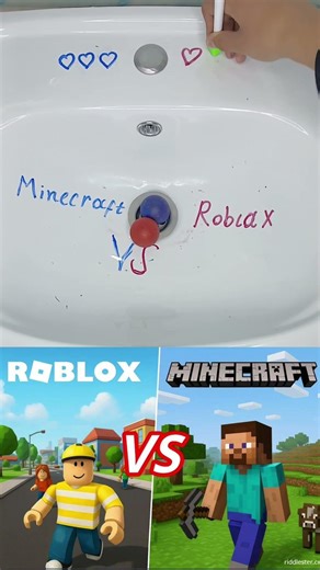 Minecraft VS Roblox Battle