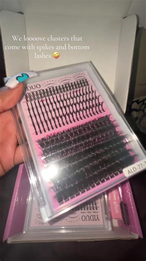 Discover the Magic of Cluster Lashes with Spikes!