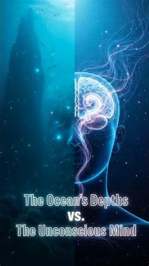Ocean Depths vs. Unconscious Mind 🌊🧠#Shorts #scienceshorts #CreativeShorts