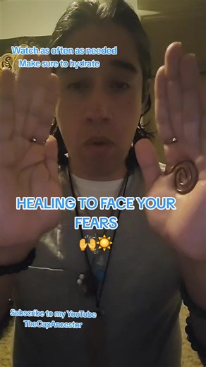 Healing to face your fears ☀️🙌 Make sure to hydrate and rest. Watch as often as needed. Disclaimer-Not a substitute for medical advice. This clears any fears around self reflection turning weaknesses into strengths ☀️ #thecapancestor #foryoupage #reiki #asmr #spirituality