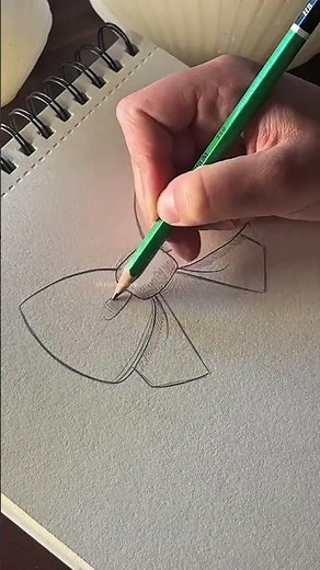 Bow Drawing Tutorial #bow #coquetteaesthetic #drawing #arttutorial