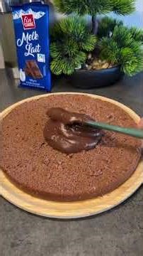 Light Chocolate Genoise Cake #viral #dessert #fyp#shorts