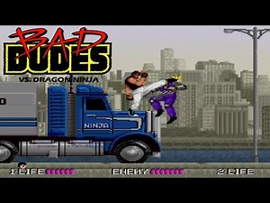 Bad Dudes Vs. DragonNinja Arcade Gameplay - Full Playthrough Longplay (Arcade)