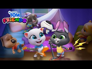 🥳 Midnight Party in My Talking Tom Friends! NEW GAMEPLAY