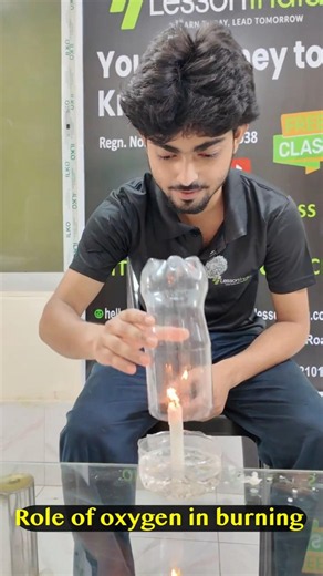 Role of oxygen in burning || Physics experiment || #physicsmagic