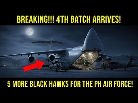BREAKING: Philippine Air Force Receives 4th Batch of Black Hawk Helicopters!