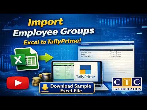 Import Employee Groups from Excel File || Download Sample Excel File (Link in Description)
