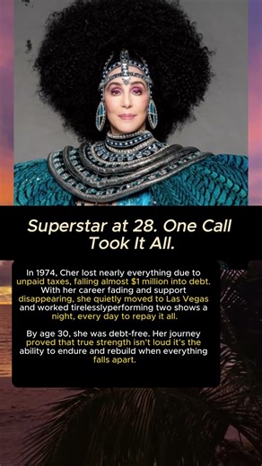 Cher Hit Rock Bottom at 28 #love #shorts #trends