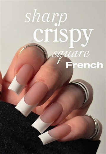 Easiest French Tips with Gel-X Nails - Quick Tutorial