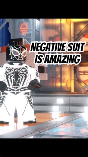 Negative Advanced suit glowing looks sick! 👀🕷️ #spiderman #lego #mods