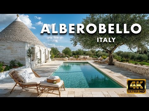 Alberobello 🇮🇹 4K | Italy’s Magical White Stone Village You Must See
