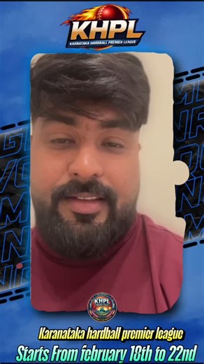 TEAM INDIA 🏏🇮🇳 on Instagram: "Heartfelt Thanks for the Amazing Video Support ❤️🔥 @sagar_bhandary_offical A big THANK YOU to you for creating such an amazing video for KHPL – Karnataka Hardball Premier League Season 1 🙏 Your effort, time, and creativity truly mean a lot to us. This video is not just a promotion, it is a boost of energy and motivation for the entire KHPL team 💪 KHPL is built with passion, hard work, and the dream of giving every talented cricketer a big platform. Support lik