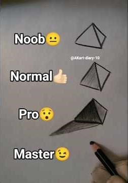 how to draw a pyramid,easy technique ✍🏻 #drawing#art#3ddrawing#shorts