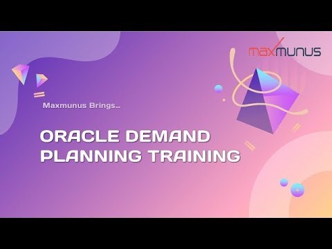 ORACLE DEMAND PLANNING Training & Certification Tips