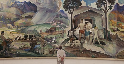 A Giant Wyeth Mural Comes Out of the Vault, Bearing Family Stories
