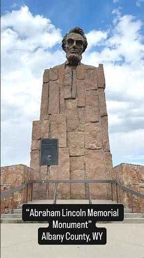 Abraham Lincoln Memorial Monument – Albany County, Wyoming 🇺🇸 Roadside History with Ash & Simba