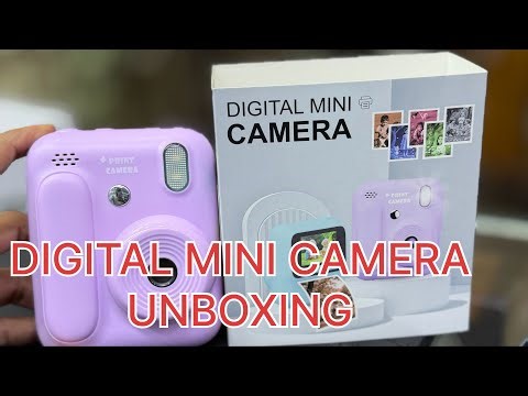 Digital kids camera unboxing