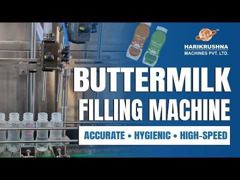 Buttermilk Filling Machine | Milk Filling Machine | Milk Bottling Machine | Harikrushna Machines
