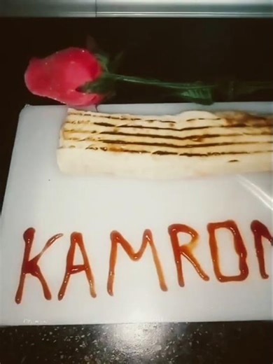 Lavash ustiga ism yozish g‘oyasi 🔥#lavash #lavashart #oshxona #uzbekfood