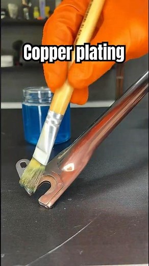 Electroless copper plating #copper #chemistry #satisfying