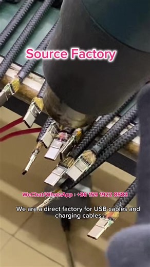 USB cables #factory #manufacturing #usbcable #chargingcable #madeinchina