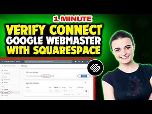 How to verify connect google webmaster with squarespace