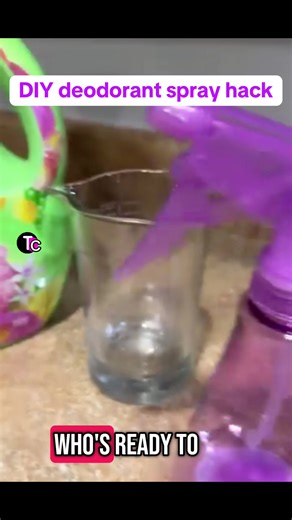 DIY deodorant spray hack for your home and car!