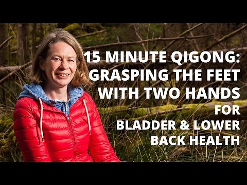 15 Minute Qigong Exercises For Bladder Health | Grasping Feet With Both Hands | 8 Pieces of Brocade