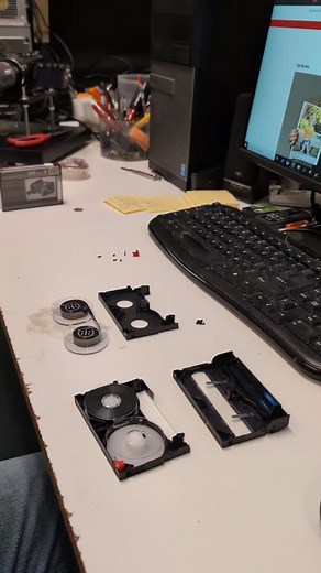 Video Tape Repair When Cassette Shell Is Broken #repairvideotape #repairvhs #repair8mm #digitizevideo | Goodheart Media Transfer Services | Facebook