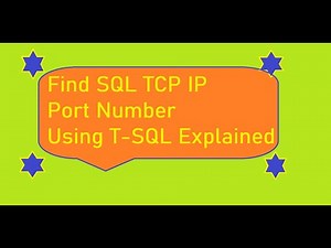 How To Find SQL Server TCP IP Port Number Using SQL Query
