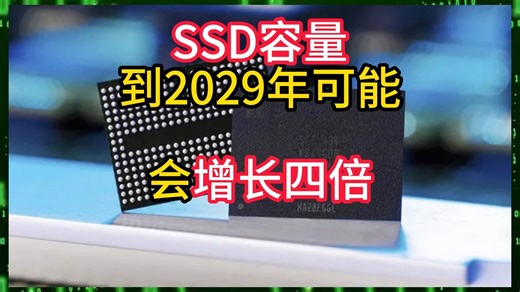 SSD容量到2029年可能会增长四倍