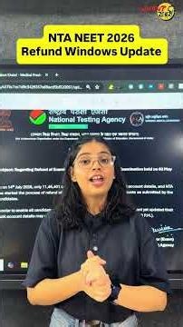 NEET 2026 NTA Refund Window Update | Refund date extended | Last Date & Complete Process