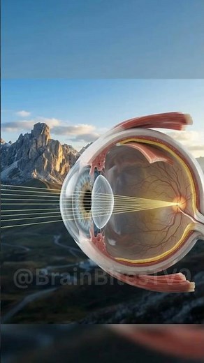 How Your Eyes Focus on Everything You See! 👀 #eyes #science