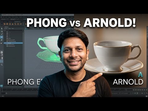 FBX ASSEMBLY & TEXTURE CONNECTION | PhongE vs Arnold in Maya