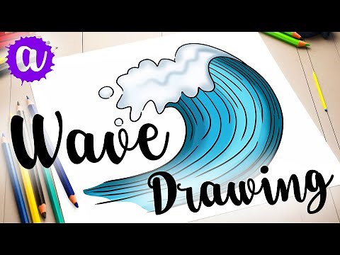 How to Draw an Easy Wave | Simple Tutorial